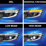 FULL LED HEADLIGHTS FORD RANGER ΦΑΝΑΡΙΑ DYNAMIC Τ6 2012-2015 ΕΡΓΟΣΤΑΣΙΑΚΗ ΕΦΑΡΜΟΓΗ PLUG & PLAY LEDEVO 2 ΤΜΧ - Image 3