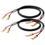 Oehlbach XXL Fusion Two Υψηλής Ποιότητας HPOCC® Καλώδιο Ηχείων με Διχάλες 3,5m Black
