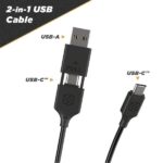 Scosche CCA4-SP Strikeline 2-in-1 Charge & Sync Cable 1,2m - Image 2