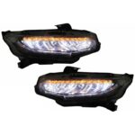 ΦΑΝΑΡΙΑ FULL LED ΓΙΑ HONDA CIVIC MK10 (FCFK) (2016+) ΜΕ ΔΥΝΑΜΙΚΗ ΕΝΔΕΙΞΗ ΦΛΑΣ LEDEVO 2ΤΜΧ