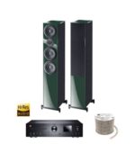 Πακέτο Stereo Hi-Res με Ενισχυτή Magnat MC 400, Ηχεία HECO Aurora 700 White και ΔΩΡΟ Καλώδιο Oehlbach - Image 3