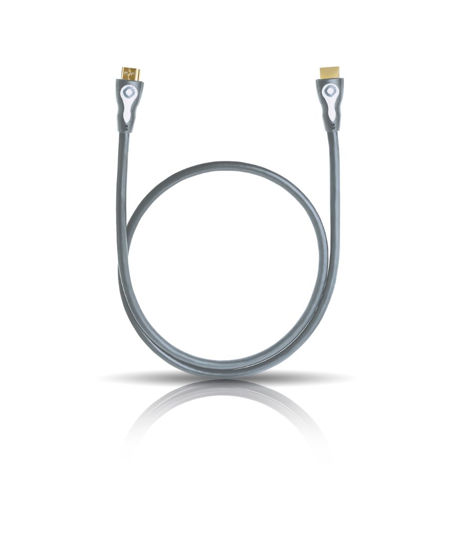 Oehlbach HIGHSPEED SL Καλώδιο High-Speed HDMI με Ethernet 0,5m Γκρι (Τεμάχιο)