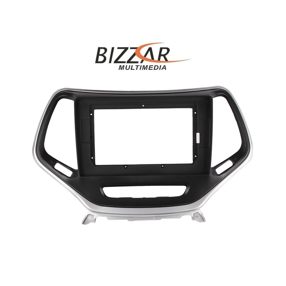 Πρόσοψη, Καλωδίωση & CANbus Box Για Jeep Cherokee (Ασημί Χρώμα) Για Tablet 9"