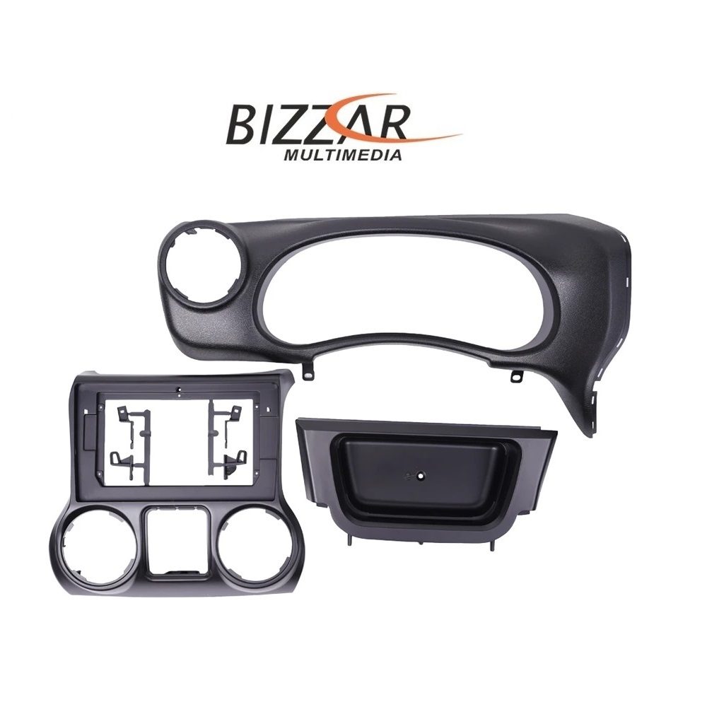Πρόσοψη, Καλωδίωση & CANbus Box Για Jeep Wrangler 2014-2017 Για Tablet 10"