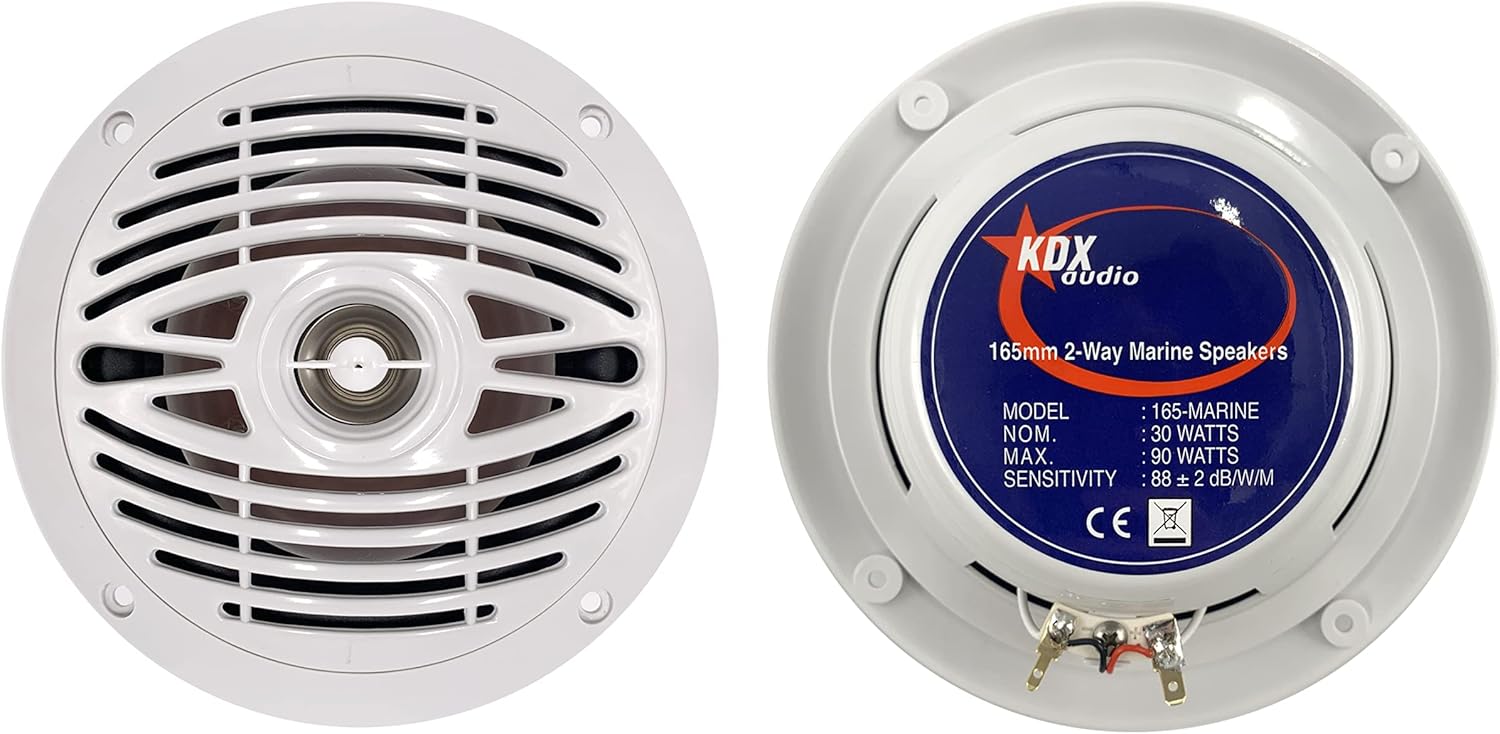KDX Audio 165-Marine Ηχεία 6,5'' White (Ζεύγος)