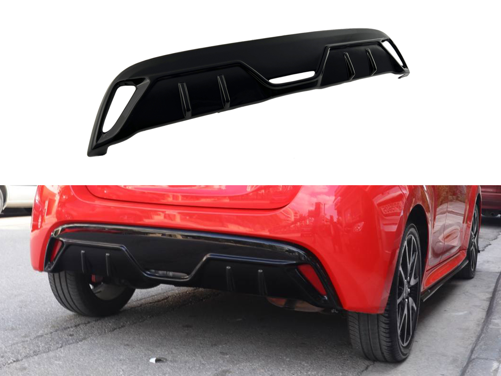 kimpiris_Πίσω-Διαχύτης-Toyota-Yaris-Mk4-2020 Πίσω Διαχύτης Toyota Yaris Mk4 (2020-) motordromedesign - Image 1