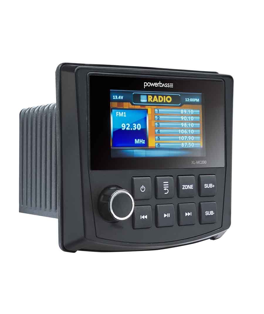 PowerBass MC-200 Δέκτης ψηφιακών μέσων Bluetooth, AUX & USB  50W RMS (Τεμάχιο)