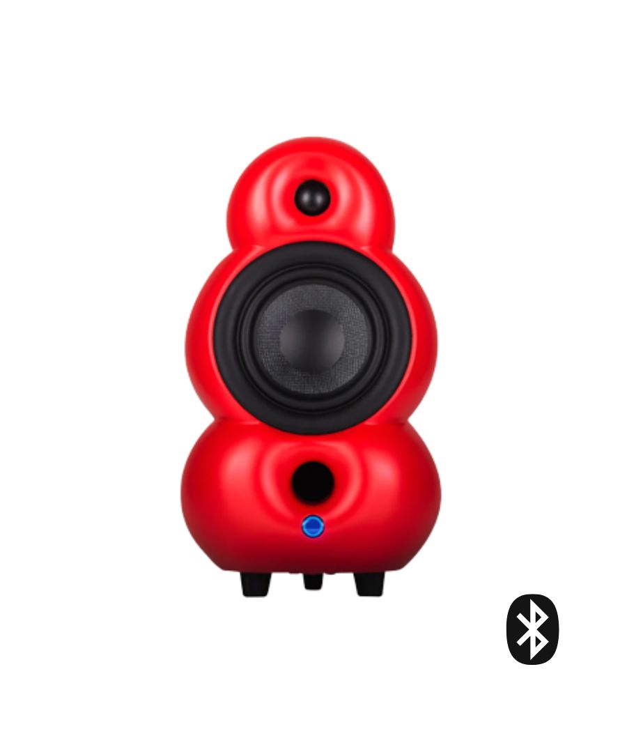 Podspeakers MiniPod BT MKII Ενεργό Ηχείο 5.25" 2x25W RMS με Bluetooth Κόκκινο (Τεμάχιο)