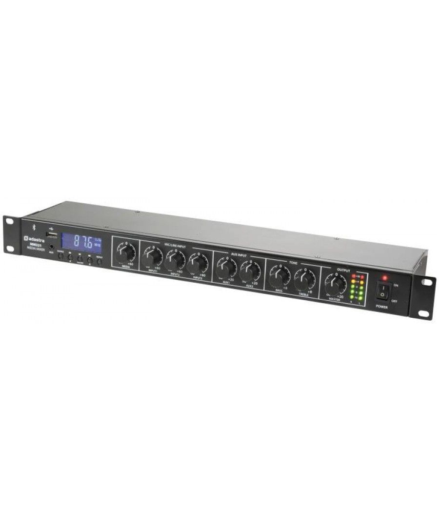 Adastra MM321 Μίκτης Rack 1U 5 Καναλιών με Bluetooth/USB/FM (Τεμάχιο)