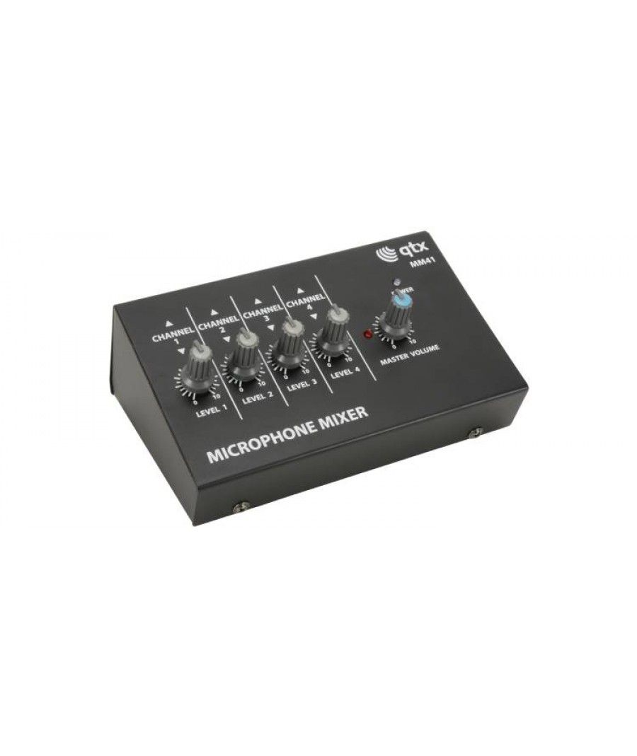 Qtx MM41 Μίνι Μίκτης Μικροφώνου 4x6.3mm (Τεμάχιο)