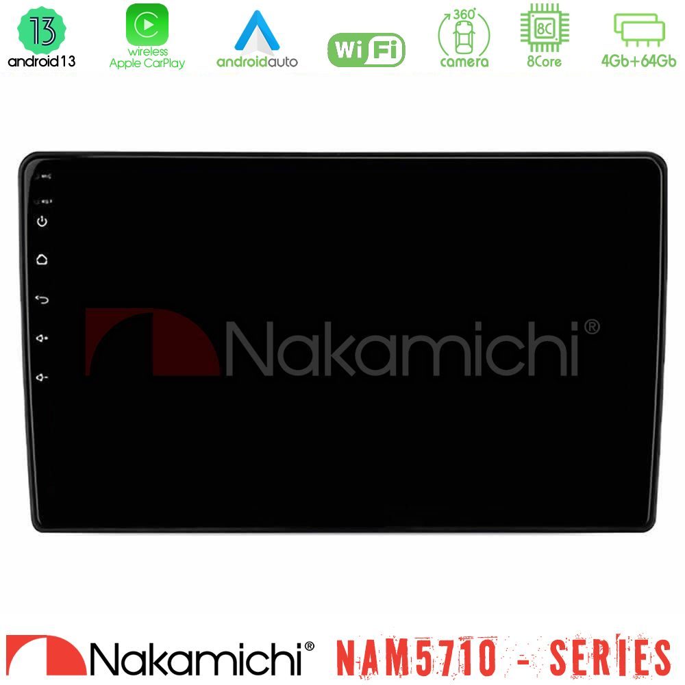 Nakamichi NAM5710 Series 8Core Android13 4+64GB  Ford Transit Custom 2019-2024 Navigation Multimedia Tablet 10"