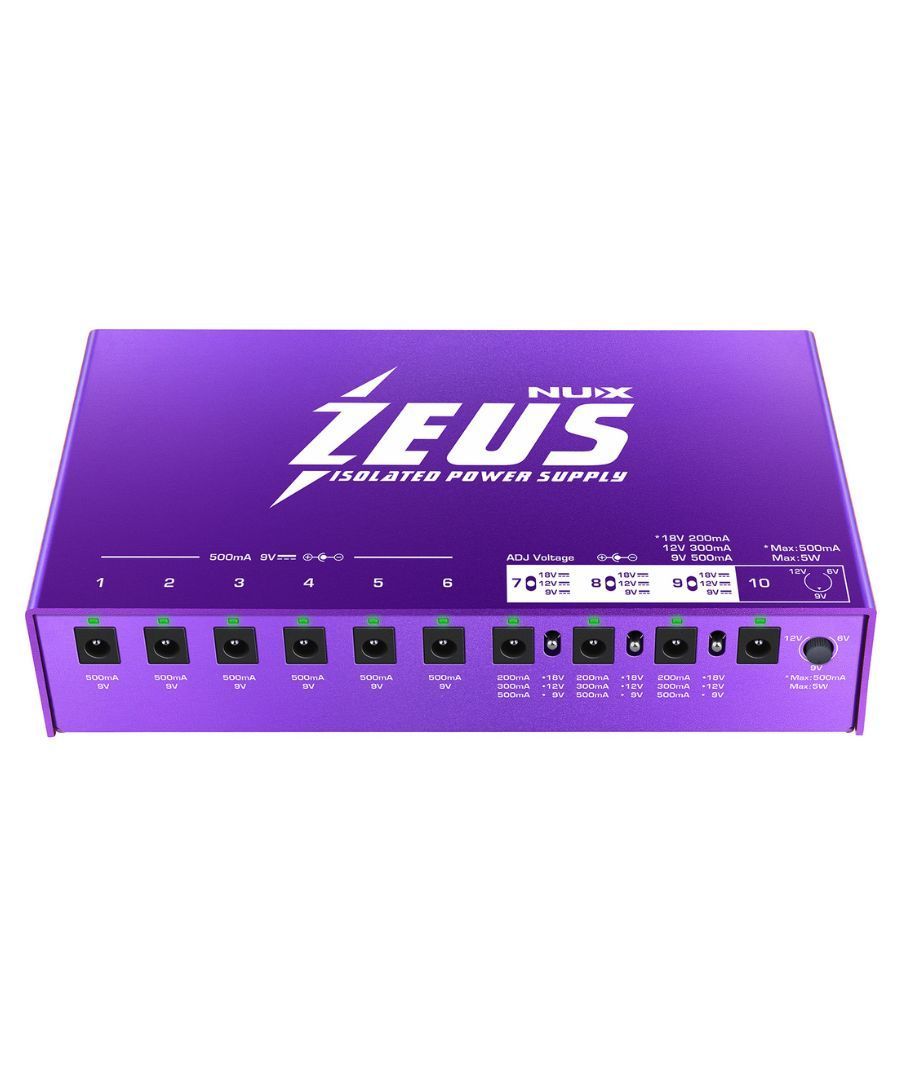 NUX NIP-Z10 Zeus Guitar Pedal Power Supply