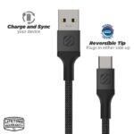 Scosche CAB4-SP StrikeLine™ Premium Braided Cable for USB-C Devices 1,2m - Image 3
