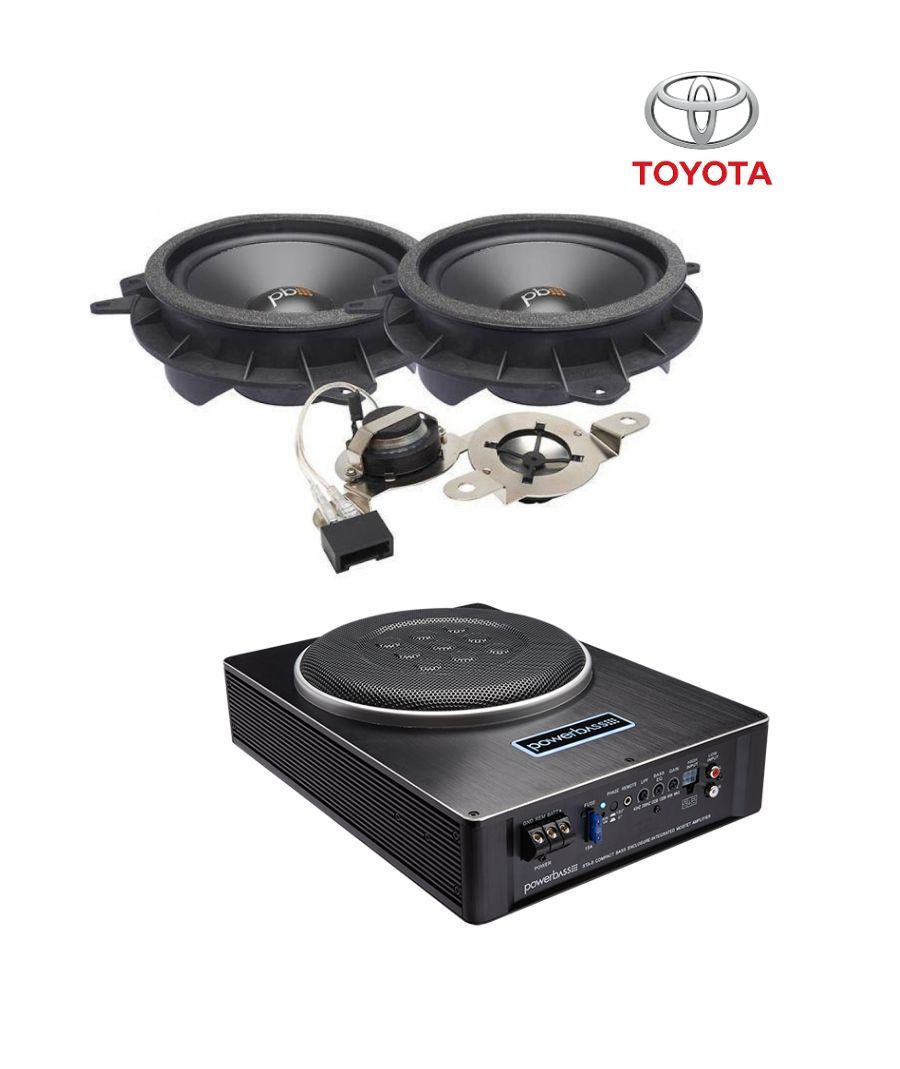 Powerbass Σετ με Διαιρούμενα Ηχεία Αυτοκινήτου 6.5'' και Ενεργό Subwoofer 8"