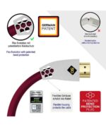 Oehlbach Flex Evolution UHD Καλώδιο HDMI Ultra High Speed Bordeaux 2m - Image 2