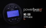 PowerBass MC-100 Δέκτης ψηφιακών μέσων Bluetooth, AUX & USB INPUT (Τεμάχιο) - Image 2