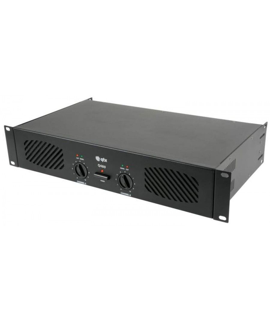 Qtx Q480 Τελικός Ενισχυτής 2x120W RMS (Τεμάχιο)