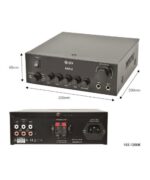 Qtx KAD-2 Ψηφιακός Ενισχυτής 2 x 40W RMS (Τεμάχιο) - Image 2