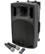 Qtx QX12PA-Black VHF Φορητή Mονάδα με Bluetooth 100W RMS (Σετ)