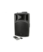 Qtx QX15PA-PLUS Φορητό Ενεργό Ηχείο με Μικρόφωνα UHF, USB / SD / FM & Bluetooth (Σετ)
