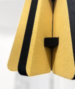 Audiodesigner Radial Bell Black/Yellow Ηχοαπορροφητικό Πάνελ Πολυεστέρα Καμπάνα 500 mm - Image 2