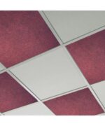 Audiodesigner Colour Ceiling Panels Red/Black Χωνευτά Ηχοαπορροφητικά Πάνελ Οροφής 60x60x2,5 cm (6 Τεμάχια) - Image 2