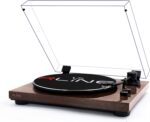 Rline RLTN11-GW Πικάπ Belt Drive με Bluetooth και Προενίσχυση Gloss Walnut - Image 2