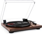 Rline RLTN11-GW Πικάπ Belt Drive με Bluetooth και Προενίσχυση Gloss Walnut - Image 3