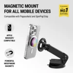 Scosche SMS2WDA-SP Μαγνητική Βάση MagSafe με Βραχίονα για Ταμπλό & Τζάμι - Image 2