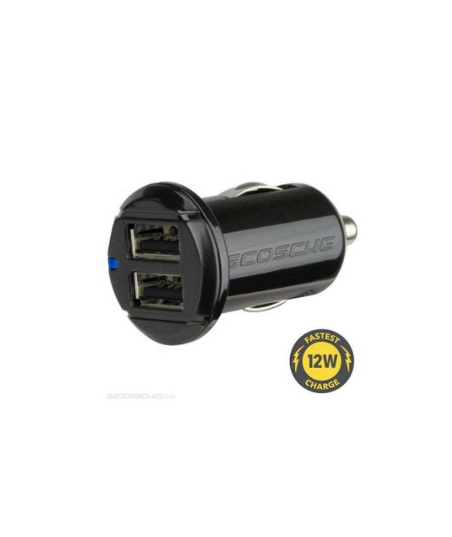 Scosche USBC242M Φορτιστής Αυτοκινήτου USB 12W+12W