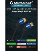 Oehlbach SHAPE MAGIC UHD 40 Καλώδιο Ultra High-Speed HDMI 2.1 1m Black - Image 4