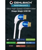 Oehlbach Shape Magic UHD 90 Ultra High Speed HDMI® Καλώδιο 3 m White - Image 3