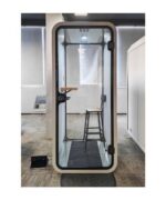 Audiodesigner SILENTPOD-Ο-S-BL Silent Booth Oval Small Ηχομονωτικός Θάλαμος για 1 άτομο Black - Image 2
