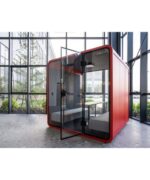 Audiodesigner SILENTPOD-Ο-S-BL Silent Booth Oval Small Ηχομονωτικός Θάλαμος για 1 άτομο Black - Image 4