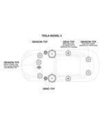 Powerbass OE40CW-T3Y Ομοαξονικά Ηχεία Αυτοκινήτου 4'' OEM για TESLA (Ζεύγος) - Image 2