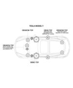 Powerbass OE40CW-T3Y Ομοαξονικά Ηχεία Αυτοκινήτου 4'' OEM για TESLA (Ζεύγος) - Image 3