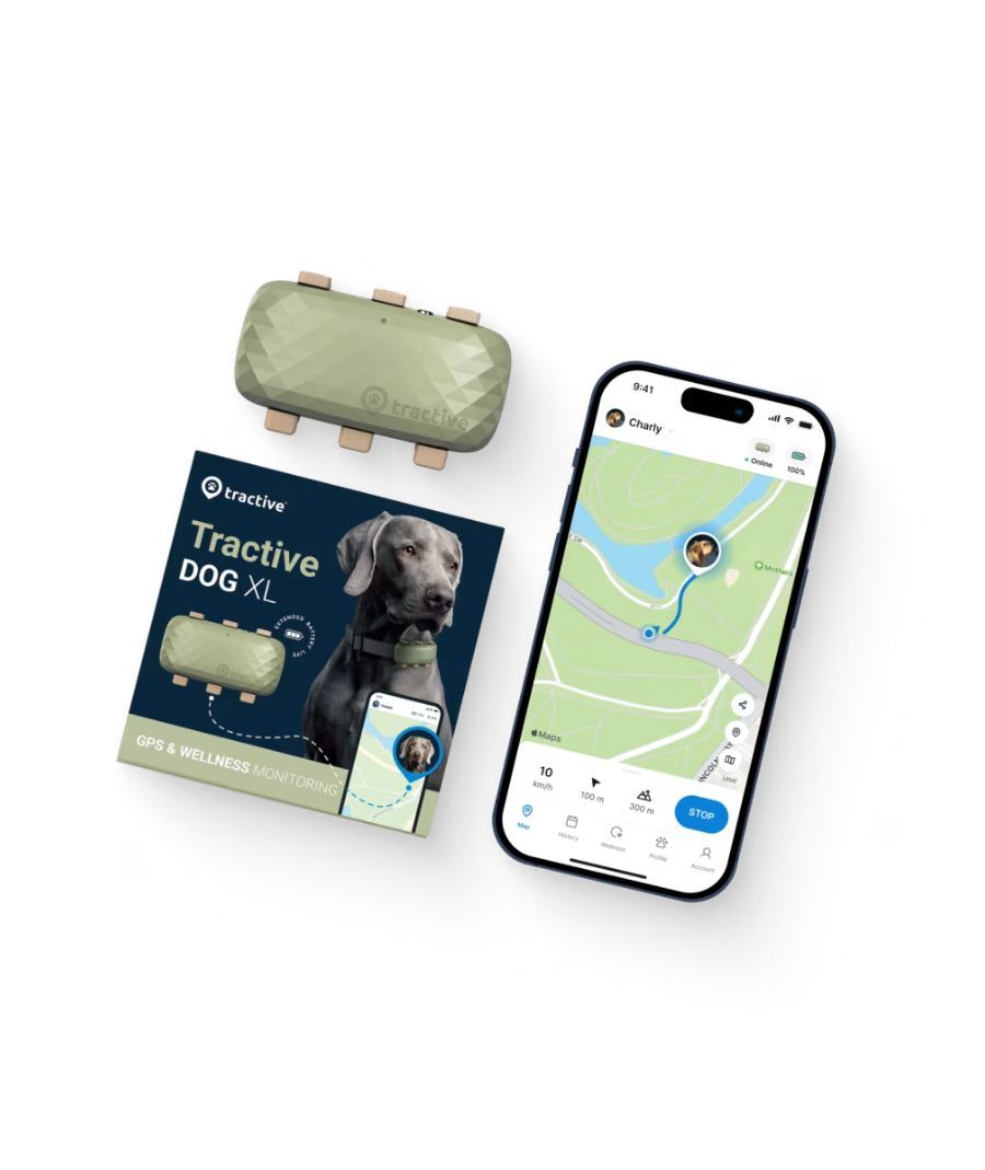 Tractive DOG XL GPS Pet Tracker Σκύλου Green (Τεμάχιο)