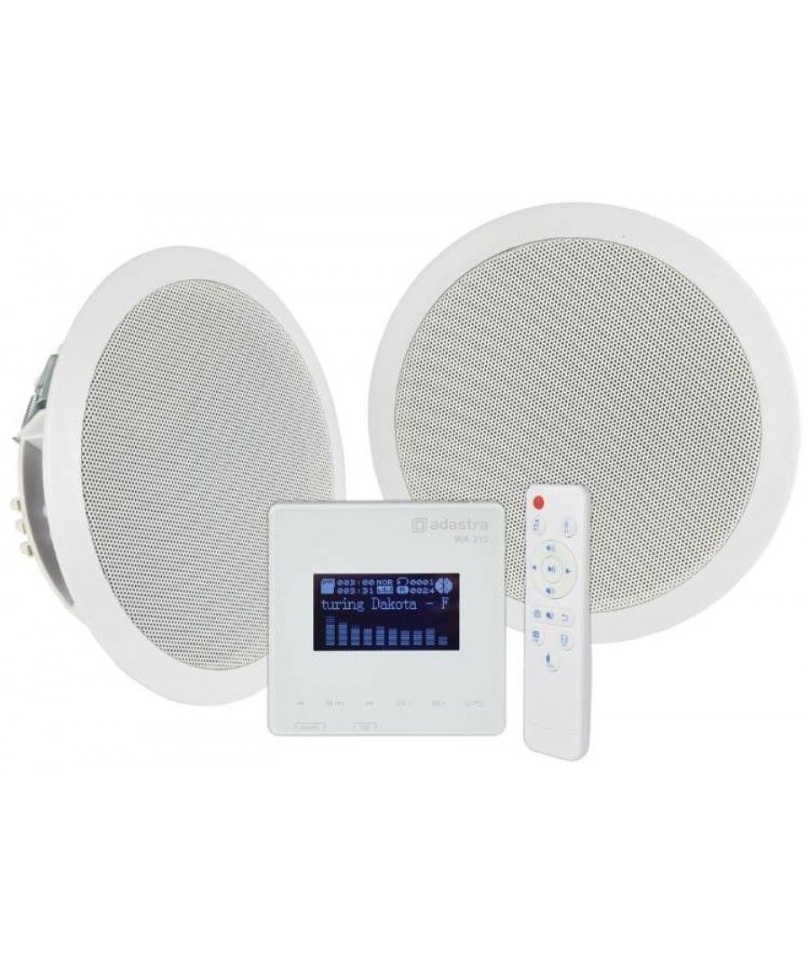 Adastra WA-215-SET Ολοκληρωμένο Σύστημα 2 Ηχείων με Ενισχυτή Bluetooth 2x15W (Σετ)