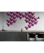 Audiodesigner Walltone Angle Set Dark Purple-Fuchsia-Pink Ηχοαπορροφητικά Διακοσμητικά Πάνελ από Τσόχα 3mm - Image 2