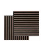 Audiodesigner 3D Square Walnut Ξύλινο Διακοσμητικό Ηχοαπορροφητικό Πάνελ Τοίχου 52 x 52 x 2,2cm / 0,54 τ.μ. (2 Τεμάχια)