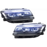 Μπροστινά Φανάρια Set Για Vw Tiguan II mk2 16+ DRL Led Matrix & Led Signal Dynamic R-Line Look H7H7 Με Μοτέρ - Image 2
