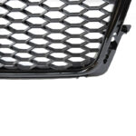 Μάσκα Για Audi A4 B8 08-11 RS4 Look Κυψελωτή Γυαλιστερό Μαύρο 1 Τεμάχιο - Image 4