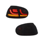 Πισινά Φανάρια Set Για Vw Golf V (5) 03-08 Led Urban Style Μαύρα Winjet - Image 2