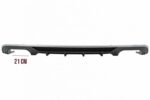 Diffuser Πίσω Προφυλακτήρα Για A3 8V Facelift 16-20 Sedan  Cabrio S3 Look Για Απλό Προφυλακτήρα Από Abs Πλαστικό - Image 2