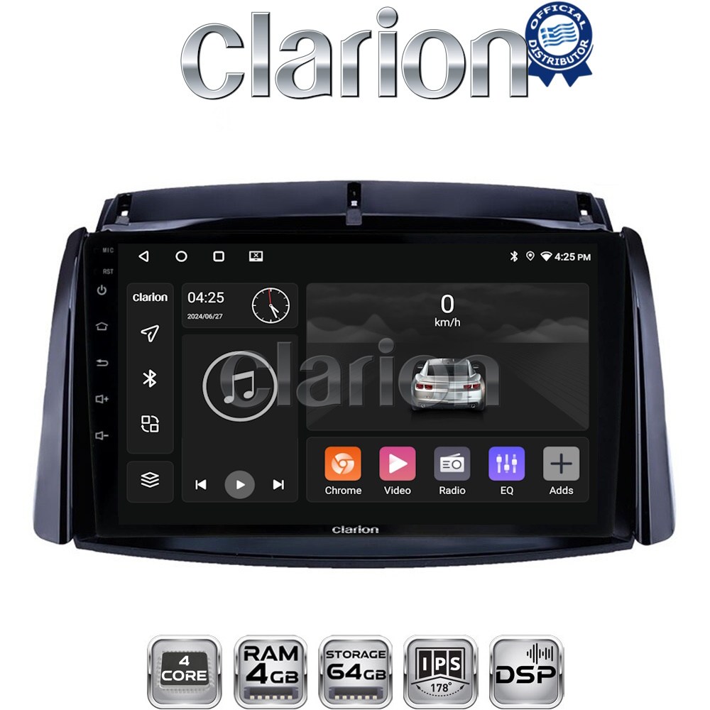 GL32498 CLARION GL32498 Οθόνη OEM Multimedia Αυτοκινήτου για Renault Koleos 2006>2017 (CarPlay/AndroidAuto/BT/GPS/WIFI/GPRS) - Image 1