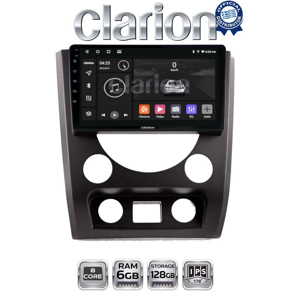 CLARION GL53014A Οθόνη OEM Multimedia Αυτοκινήτου για SsangYong Rexton 2015 > 2016 (CarPlay/AndroidAuto/BT/GPS/WIFI/GPRS)
