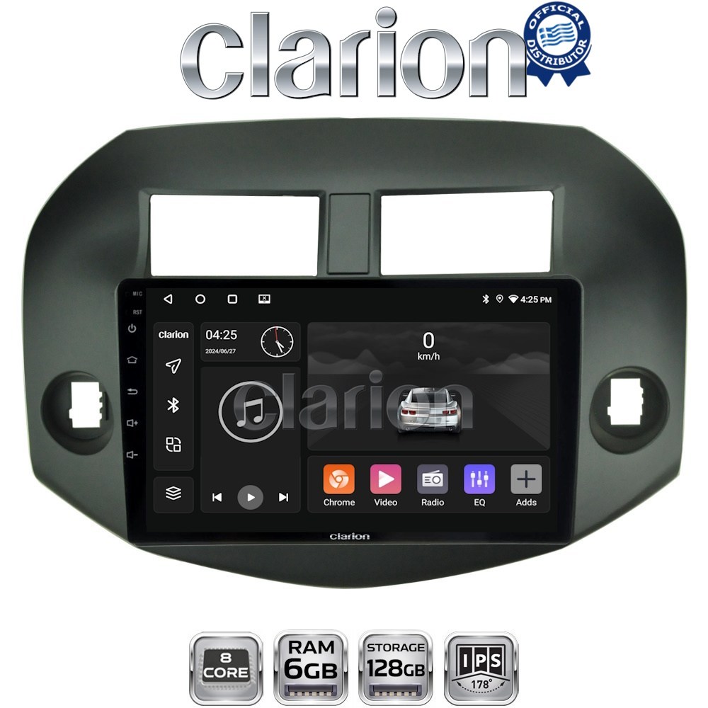 GL53018B CLARION GL53018B Οθόνη OEM Multimedia Αυτοκινήτου για Toyota Rav4 2007 > 2012 (CarPlay/AndroidAuto/BT/GPS/WIFI/GPRS) - Image 1