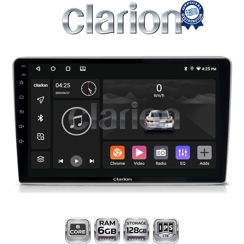 CLARION GL53019S Οθόνη OEM Multimedia Αυτοκινήτου για OPEL (CarPlay/AndroidAuto/BT/GPS/WIFI/GPRS)