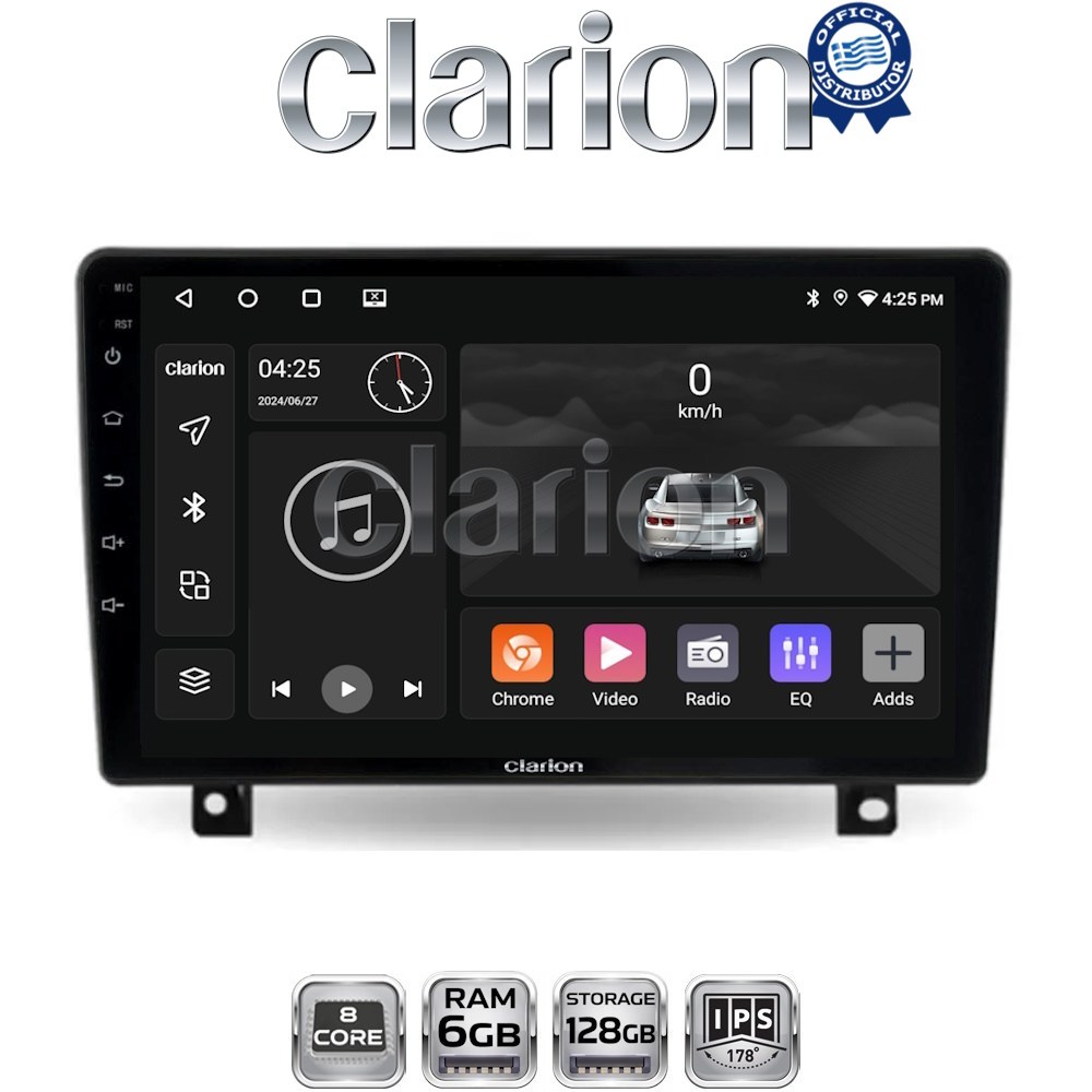 GL53019UP CLARION GL53019UP Οθόνη OEM Multimedia Αυτοκινήτου για OPEL (CarPlay/AndroidAuto/BT/GPS/WIFI/GPRS) - Image 1