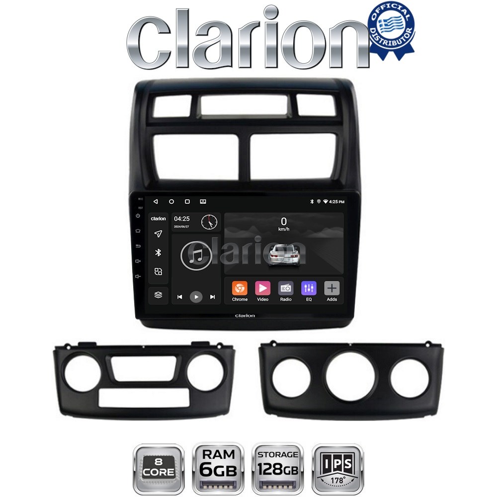 GL53023 CLARION GL53023 Οθόνη OEM Multimedia Αυτοκινήτου για KIA SPORTAGE 2004>2010 (CarPlay/AndroidAuto/BT/GPS/WIFI/GPRS) - Image 1